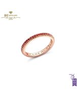  Fabergé Colours of Love Rose Gold Ruby Fluted Eternity Ring