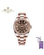 Rolex Sky-Dweller Chocolate Dial Everose Gold - ref 326935