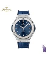 Hublot Classic Fusion Titanium Blue - ref 565.NX.7170.LR