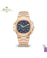 Patek Philippe Nautilus Travel Time Chronograph Rose Gold - ref 5990/1R-001