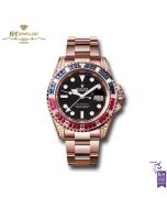 Rolex GMT-Master II Factory Set Rose Gold "SARU" {DISCONTINUED} - ref 126755SARU