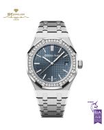 Audemars Piguet Royal Oak Stainless Steel with Factory Diamonds "50TH ANNIVERSARY " - ref 15551ST.ZZ.1356ST.02