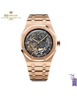 Audemars Piguet Royal Oak Double Balance Wheel Openwork Rose gold - ref 15407OR.OO.1220OR.01