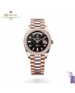 Rolex Day-Date Everose Gold & Diamond  - ref 228345RBR