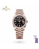 Rolex Day-Date Everose Gold & Diamond  - ref 228345RBR