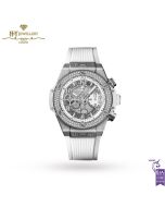 Hublot Unico Titanium White Diamonds - ref 441.NE.2011.RW.1104