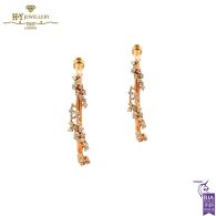 Scatter Small Hoops Earring Rose Gold Diamond - 0.70ct