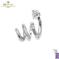 White Gold Brilliant Cut Diamond Pendant - 0.28ct