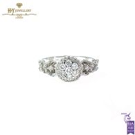 White Gold Brilliant Cut Diamond Engagement Ring - 0.53ct