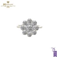 Platinum Round Brilliant Diamond Cut Ring - 2.10ct