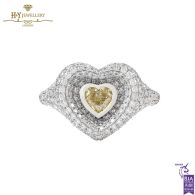 Canary Manaal White Gold & Diamond Ring - 2.04ct