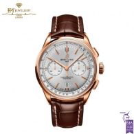 Breitling Premier B01 Chronograph 42 Rose Gold - ref RB0118371G1P1