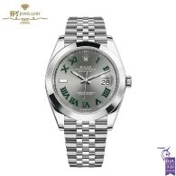 Rolex Datejust Slate Roman Stainless Steel  - ref M126300-0014
