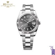 Rolex Datejust Slate Grey Dial Stainless Steel & White Gold - ref M126334-0013
