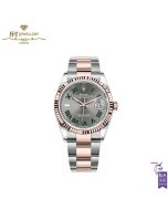Rolex Datejust Rose Gold & Steel "Wimbledon" Slate Roman Dial - ref 126231