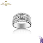 White Gold Brilliant Cut Diamond Ring - 1.17ct-0