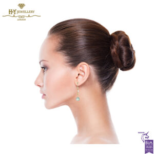 Yellow Gold Diamond & Multicolored Gemstones Necklace & Earrings Marco Bicego Set - 0.80ct-14260