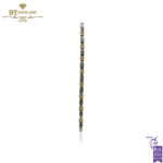 Yellow and White Gold Contrasting and Diamond Bracelet-0.34 ct-0