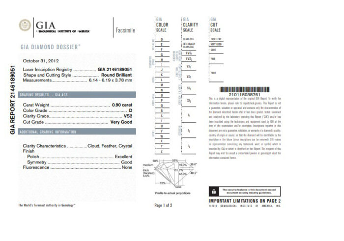 Yellow Gold Brilliant Cut Diamond Ring -1.20ct-10790