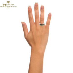 White Gold Brilliant Cut Fancy Cognac Brown Diamond Ring - 1.95ct-10022