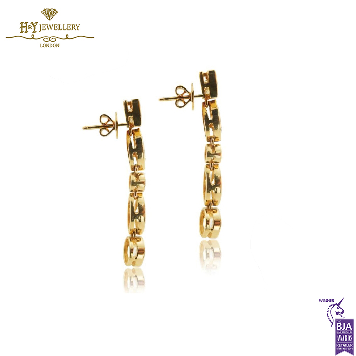 Yellow Gold Mixed Cut Diamond Earrings - 7.00ct -14417