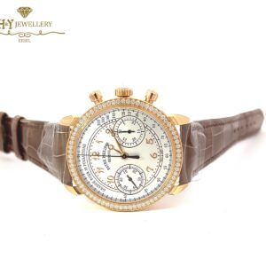 Patek Philippe Complications Chronograph Rose Gold with Diamonds {DISCONTINUED} - ref 7150/250R-001-12533