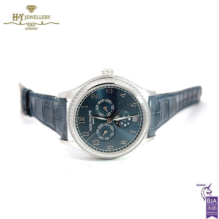 Patek Philippe Complications White Gold with Factory Diamonds {DISCONTINUED} - ref 4947G-001-15998