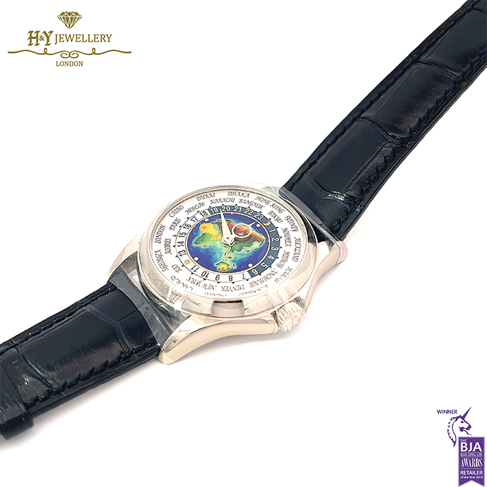 Patek Philippe World Time White Gold {DISCONTINUED} - ref 5131G-001-16009