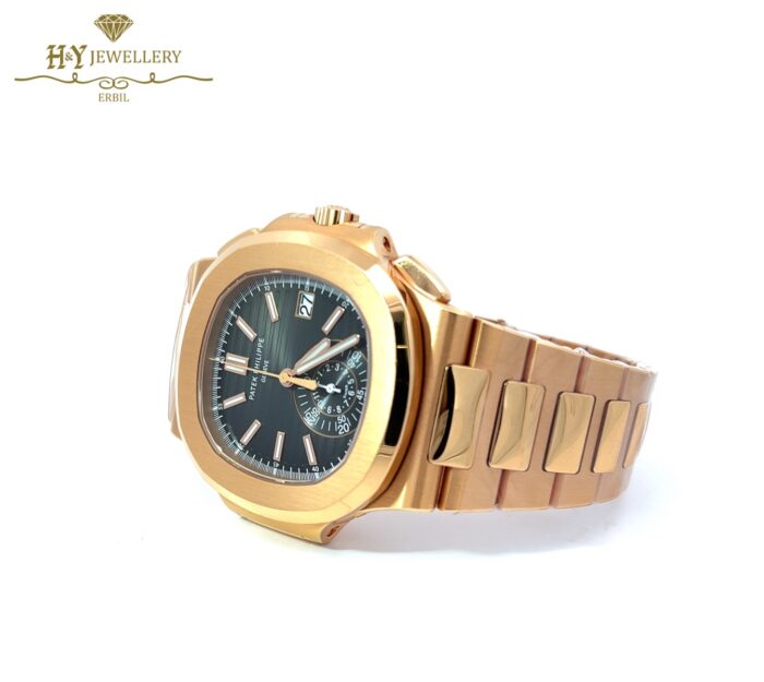 Patek Philippe Nautilus Chronograph Date Full Rose Gold {DISCONTINUED} - ref 5980/1R-001-12353