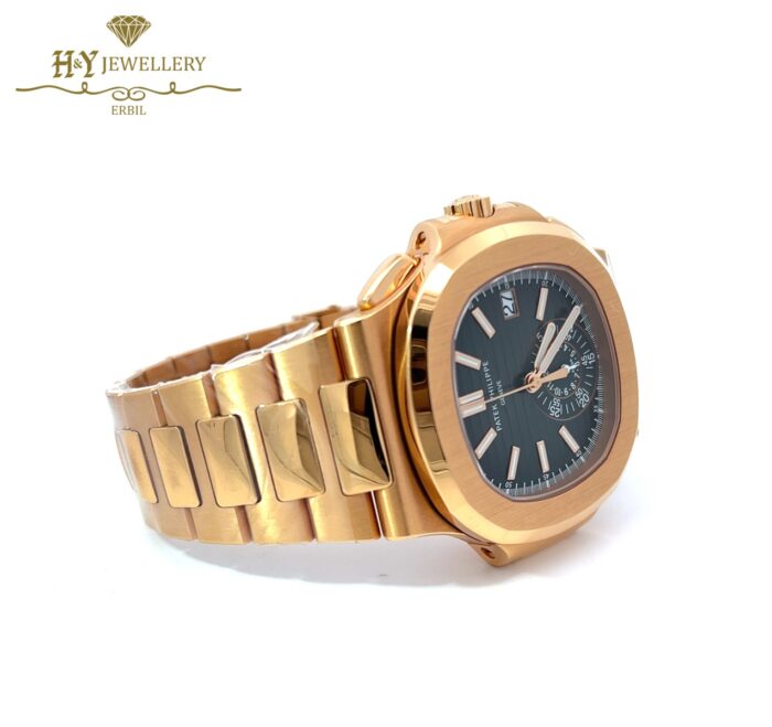 Patek Philippe Nautilus Chronograph Date Full Rose Gold {DISCONTINUED} - ref 5980/1R-001-12355