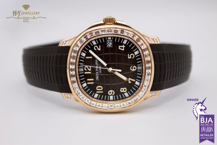 Patek Philippe Aquanaut Rose Gold with Factory Diamonds - ref 5167/300R-010-9989