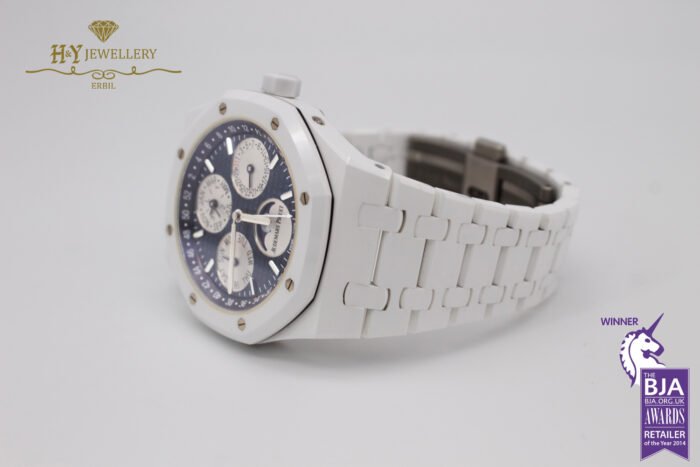 Audemars Piguet Royal Oak Perpetual Calendar White Ceramic - ref 26579CB.OO.1225CB.01-9996