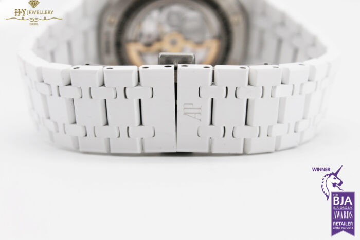 Audemars Piguet Royal Oak Perpetual Calendar White Ceramic - ref 26579CB.OO.1225CB.01-9998