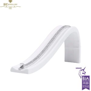 White Gold Emerald Cut Diamond Tennis Bracelet - 6.29ct -9434