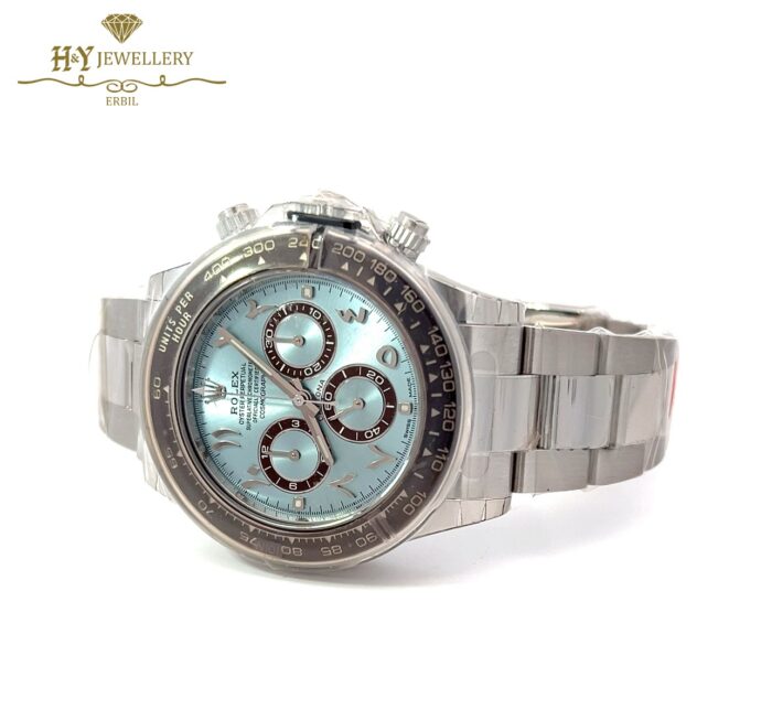 Rolex Daytona Platinum Arabic Ice Blue Dial - ref 116506-12124