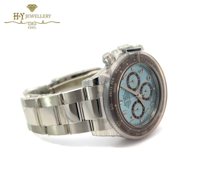 Rolex Daytona Platinum Arabic Ice Blue Dial - ref 116506-12125