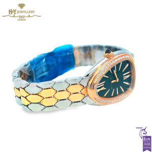Bvlgari Serpenti Seduttori Harrods Edition Rose Gold & Steel with Diamonds - ref 103526-15643