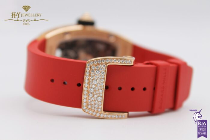 Richard Mille Ladies Automatic Winding Rose Gold w/ Factory Diamonds Ref - RM07-01 -9973