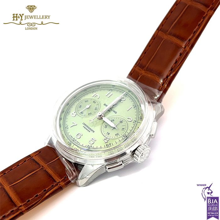 Breitling Premier B09 Chronograph Pistachio Green Stainless Steel - ref AB0930D31L1P1-15589