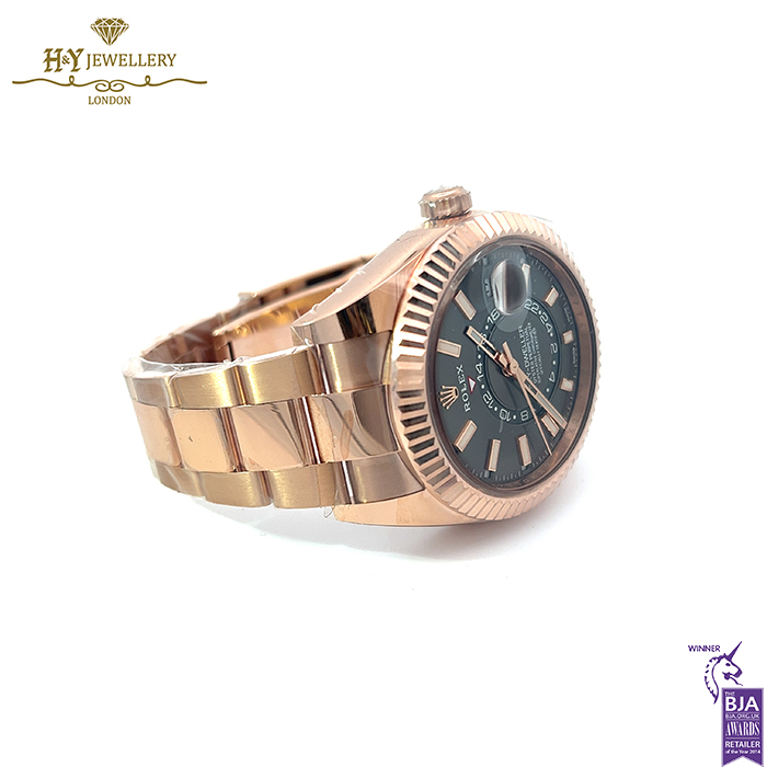 Rolex Sky-Dweller Rhodium Dial Rose Gold - ref 326935-16248