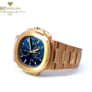 Patek Philippe Nautilus Travel Time Chronograph Rose Gold - ref 5990/1R-001-12638