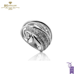 White Gold Brilliant Cut Pave Diamond Ring - 2.53ct -14196