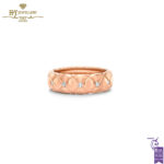 Fabergé Treillage Brushed Rose Gold & Diamond Set Ring-0
