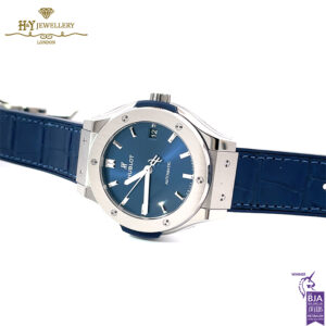 Hublot Classic Fusion Titanium Blue - ref 565.NX.7170.LR-17187
