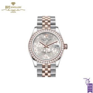 Rolex Datejust Oystersteel Everose gold & Diamonds - ref 278381RBR-0
