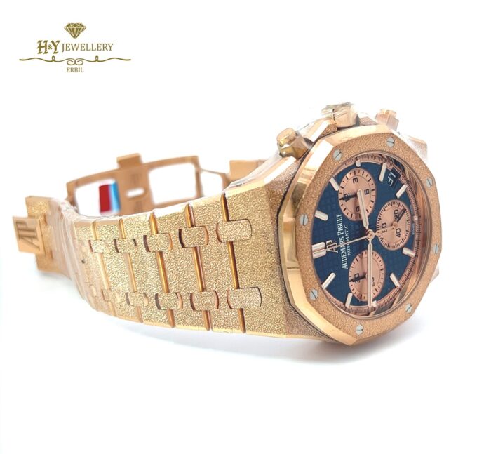 Audemars Piguet Royal Oak Selfwinding Chronograph Frosted Gold {DISCONTINUED} - ref 26239OR.GG.1224OR.01-11211