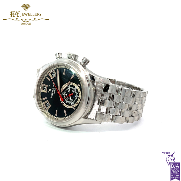Patek Philippe Complications Annual Calendar Chronograph Stainless Steel {DISCONTINUED} - ref 5960/1A-010-16096