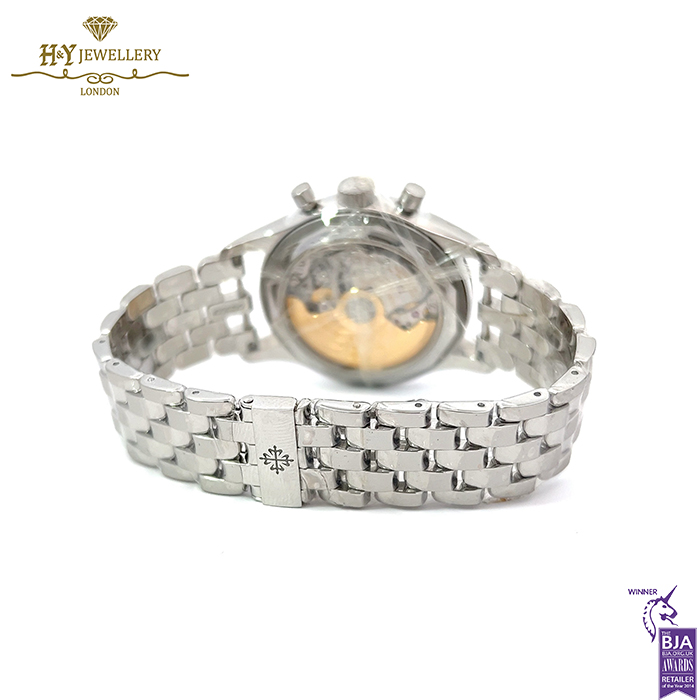 Patek Philippe Complications Annual Calendar Chronograph Stainless Steel {DISCONTINUED} - ref 5960/1A-010-16099