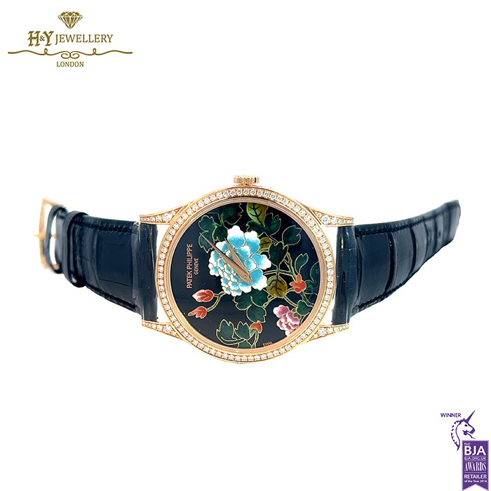 Patek Philippe Calatrava Rose Gold with Diamond {LIMITED} - ref 5077/100R-027-16103