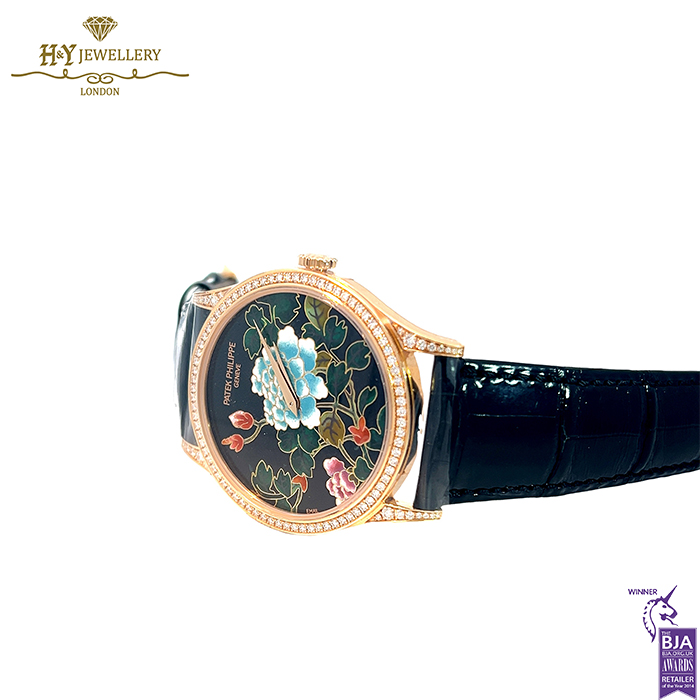 Patek Philippe Calatrava Rose Gold with Diamond {LIMITED} - ref 5077/100R-027-16105